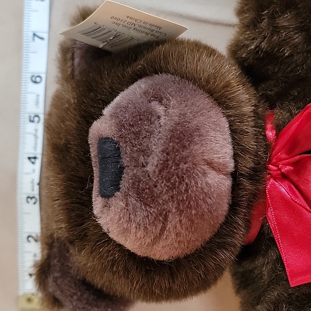Vintage The Petting Zoo 14" Brown 1994 Teddy Bear NWT - Picture 7 of 8